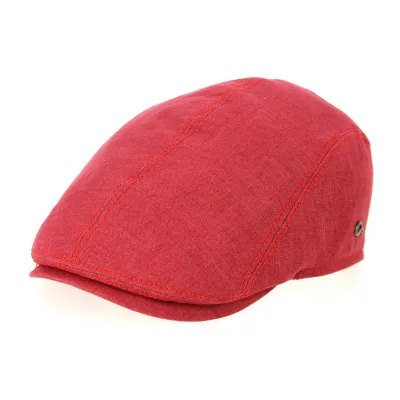 Casquette Bombée Jackson Lin Rouge - Göttmann Reference : 10521 | Chapellerie Traclet