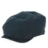Casquette 8 Côtes Desgrange Lin Bleu Marine- Crambes Reference : 1555 | Chapellerie Traclet