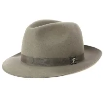 Chapeau Fédora Le Chazelles Feutre Poil taupe- Fléchet Reference : 10964 | Chapellerie Traclet