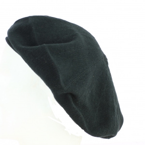Beret coton Noir