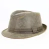Chapeau TChapeau Trilby Roo Cuir vintage - Traclet Reference : 463 | Chapellerie Traclet