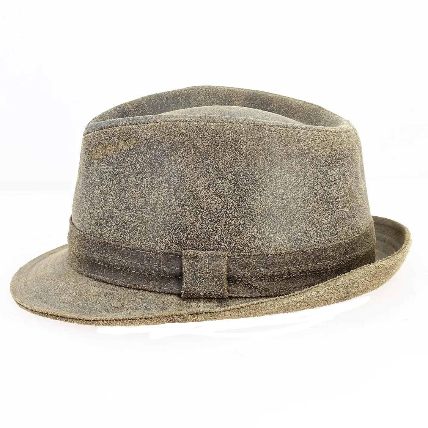 Chapeau TChapeau Trilby Roo Cuir vintage - Traclet Reference : 463 | Chapellerie Traclet