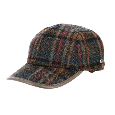 Casquette Baseball cache-oreilles marron multicolor