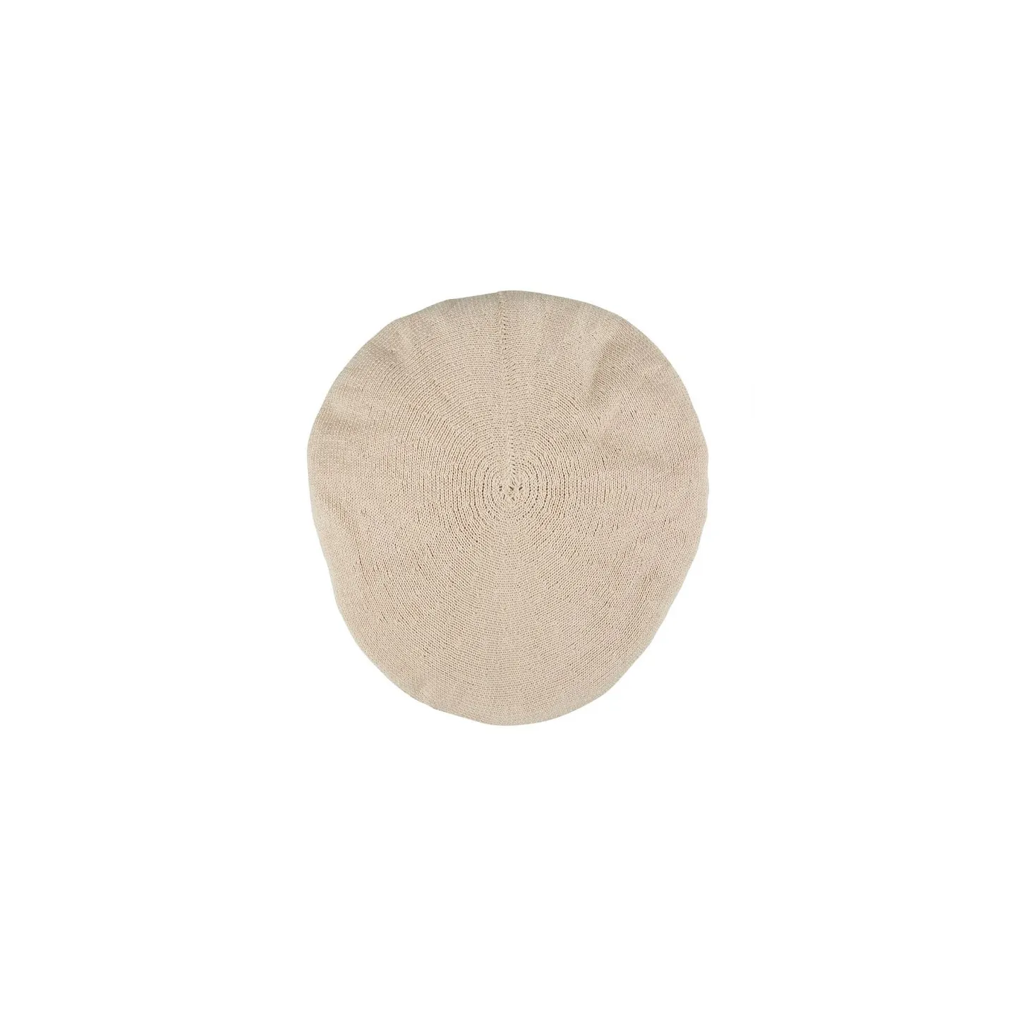 Basque Summer Beret Serra Cotton Beige - Laulhère