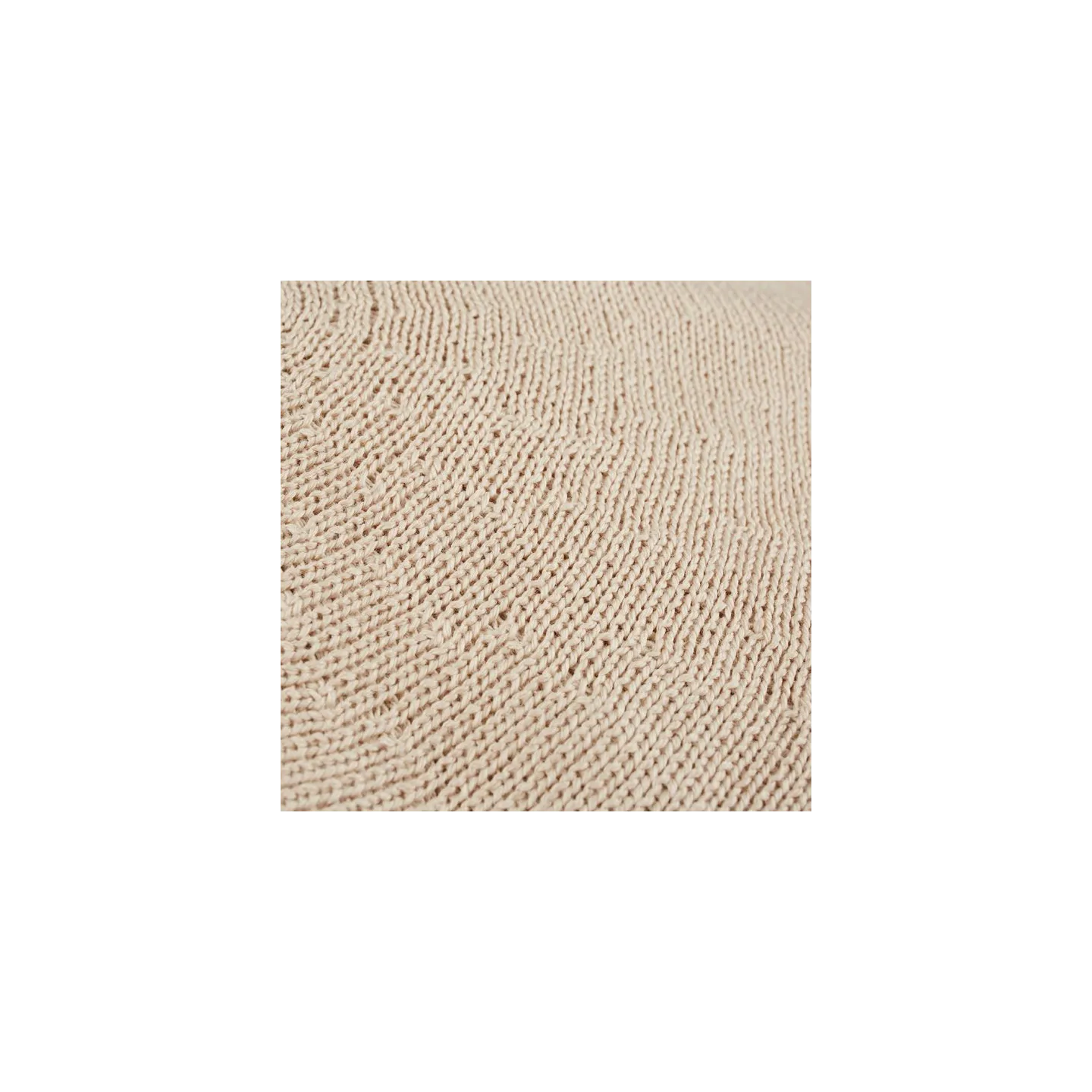 Basque Summer Beret Serra Cotton Beige - Laulhère