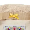 Basque Summer Beret Serra Cotton Beige - Laulhère