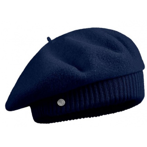 Beret Parisienne Bleu Nuit - Héritage par Laulhère