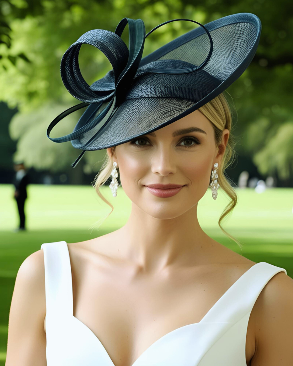 Base De Chapeau Bibi En Forme De Larme Sinamay, Fourniture De