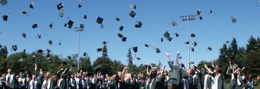 Le chapeau de remise des diplômes