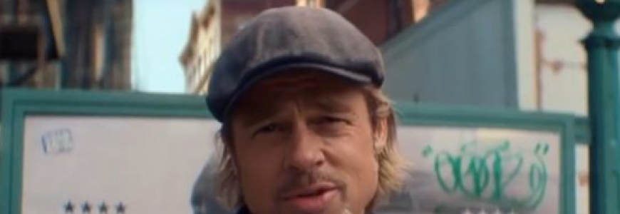 La Casquette Plate de Brad Pitt - Pub Boursorama 